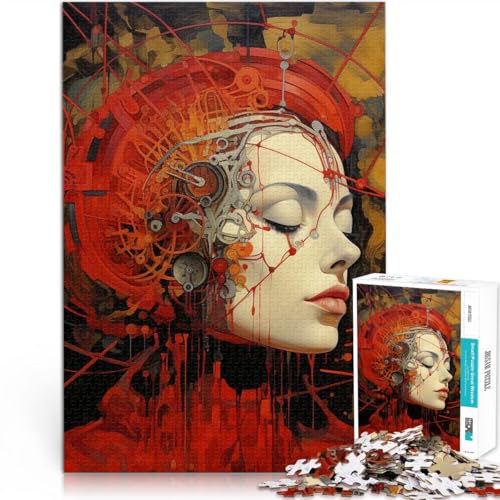 1000-teilige Puzzles für Erwachsene und Jugendliche mechanische Frau Aus Karton,ab 14 Jahren Verbessern Sie Ihr Gedächtnis Künstlersammlung, Bildende Kunst。Größe:38x52cm/14.9x20.4Zoll 1000-teilige Puzzles für Erwachsene und Jugendliche mechanische Frau Aus Karton,ab 14 Jahren Verbessern Sie Ihr Gedächtnis Künstlersammlung, Bildende Kunst。Größe:38x52cm/14.9x20.4Zoll von LKSDCBOT