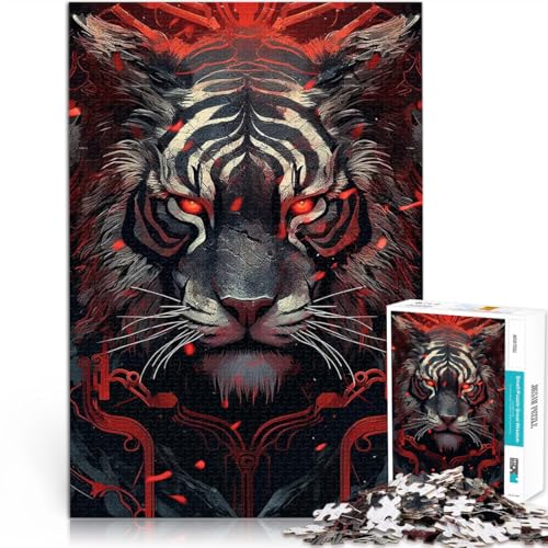 1000-teiliges Puzzle für Erwachsene Fantasy Tiger Aus Karton,ab 14 Jahren Herausforderndes Spielzeug ganze Familie eignet。Größe:26x38cm/10.2x14.9Zoll 1000-teiliges Puzzle für Erwachsene Fantasy Tiger Aus Karton,ab 14 Jahren Herausforderndes Spielzeug ganze Familie eignet。Größe:26x38cm/10.2x14.9Zoll von LKSDCBOT