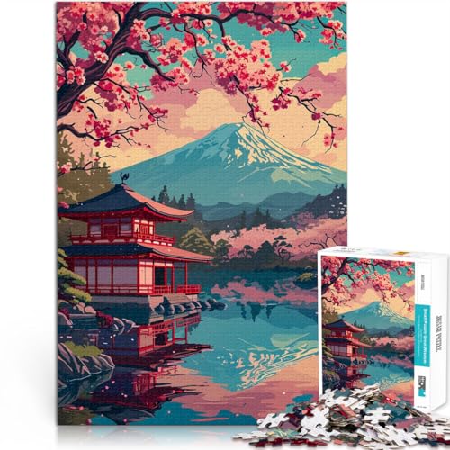 1000-teiliges Puzzle für Erwachsene Japanische Kirschblüten Aus Karton,für 14+ Lernspiel für Familien Spiele Spielzeug Geschenk。Größe:38x52cm/14.9x20.4Zoll 1000-teiliges Puzzle für Erwachsene Japanische Kirschblüten Aus Karton,für 14+ Lernspiel für Familien Spiele Spielzeug Geschenk。Größe:38x52cm/14.9x20.4Zoll von LKSDCBOT
