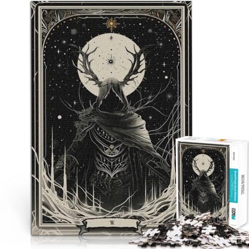 1000-teiliges Puzzle für Erwachsene Mitternachtswächter Aus Holz,Geeignet für Kinder ab 14 Jahren Lernspiel Geschenkideen。Größe:50x75cm/19.6x29.5Zoll 1000-teiliges Puzzle für Erwachsene Mitternachtswächter Aus Holz,Geeignet für Kinder ab 14 Jahren Lernspiel Geschenkideen。Größe:50x75cm/19.6x29.5Zoll von LKSDCBOT