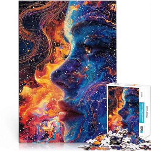 1000-teiliges Puzzle für Erwachsene Schönheit der kosmischen Göttin Aus Karton，für und ab 14 Jahren einzigartiges Herausforderungsspiel EIN Kunstwerk。Größe：26x38cm/10.2x14.9Zoll von LKSDCBOT