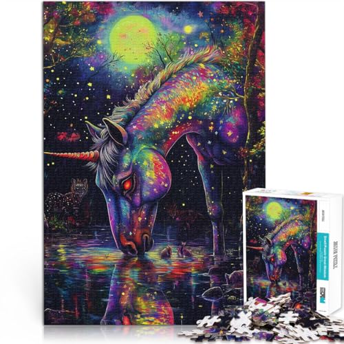 1000-teiliges Puzzle für Erwachsene rotäugiges Pferd Aus Karton,Geeignet für Personen ab 14 Jahren Startseite Lernspiele DIY Spielzeug Weihnachtsgeburtstagsgeschenk。Größe:26x38cm/10.2x14.9Zoll 1000-teiliges Puzzle für Erwachsene rotäugiges Pferd Aus Karton,Geeignet für Personen ab 14 Jahren Startseite Lernspiele DIY Spielzeug Weihnachtsgeburtstagsgeschenk。Größe:26x38cm/10.2x14.9Zoll von LKSDCBOT