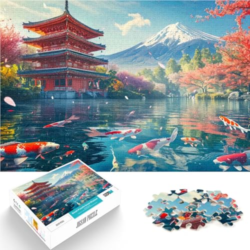 1000-teiliges Puzzle für Erwachsene und Jugendliche Japan Berg Fuji Sakura Aus Holz,ab 14 Jahren Schwierig zu vervollständigen, Aber lustig und humorvoll Geburtstagsgeschenk。Größe:50x75cm 1000-teiliges Puzzle für Erwachsene und Jugendliche Japan Berg Fuji Sakura Aus Holz,ab 14 Jahren Schwierig zu vervollständigen, Aber lustig und humorvoll Geburtstagsgeschenk。Größe:50x75cm von LKSDCBOT