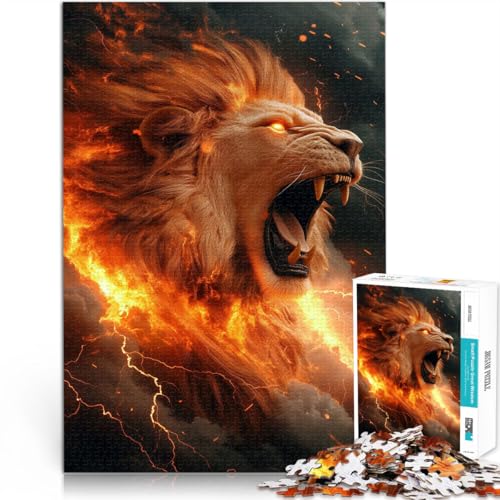 2000-Teile-Puzzle für Erwachsene Blitzlöwe Aus Karton,ab 14 Jahren Quizspiel Erwachsene und Jugendliche。Größe:70x100cm/27.5x39.3Zoll 2000-Teile-Puzzle für Erwachsene Blitzlöwe Aus Karton,ab 14 Jahren Quizspiel Erwachsene und Jugendliche。Größe:70x100cm/27.5x39.3Zoll von LKSDCBOT