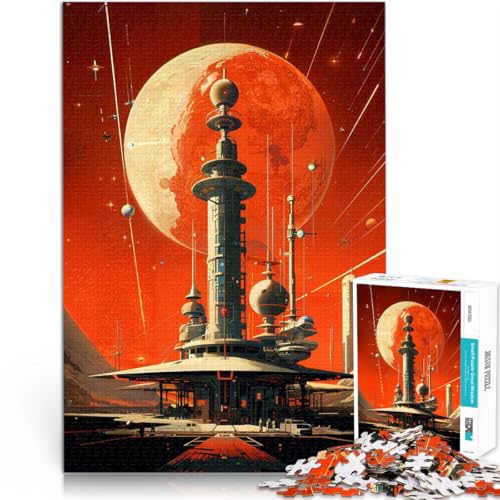 2000-Teile-Puzzle für Erwachsene Retrofuturismus Aus Karton,ab 14 Jahren Entspannende Spiele 。Größe:70x100cm/27.5x39.3Zoll 2000-Teile-Puzzle für Erwachsene Retrofuturismus Aus Karton,ab 14 Jahren Entspannende Spiele 。Größe:70x100cm/27.5x39.3Zoll von LKSDCBOT