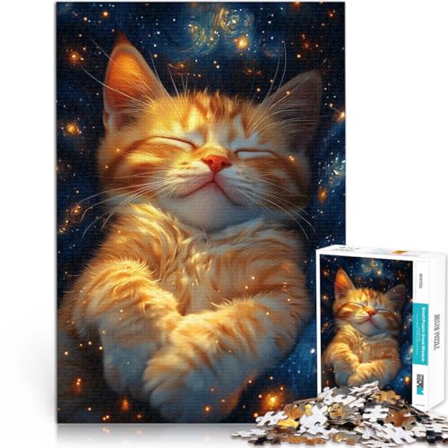 2000-Teile-Puzzle für Erwachsene Schlafendes Kätzchen im Weltraum Aus Karton,Geeignet für Kinder ab 14 Jahren Anspruchsvoll, Aber lustig und humorvoll Schwierige Harte Geschenke für Frauen Männer。 2000-Teile-Puzzle für Erwachsene Schlafendes Kätzchen im Weltraum Aus Karton,Geeignet für Kinder ab 14 Jahren Anspruchsvoll, Aber lustig und humorvoll Schwierige Harte Geschenke für Frauen Männer。 von LKSDCBOT