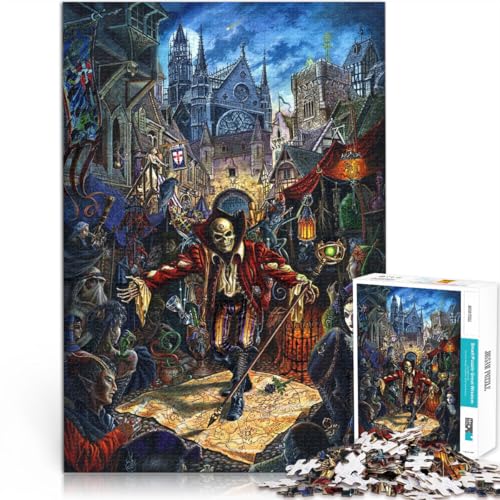 2000-Teile-Puzzle für Erwachsene Teufelsparty Aus Karton，ab 14 Jahren Lernspiel für Familien Tolles Geschenk。Größe：70x100cm/27.5x39.3Zoll von LKSDCBOT