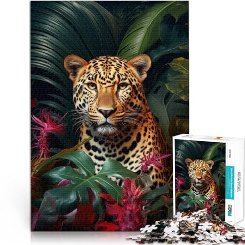 2000-Teile-Puzzle für Erwachsene Tropischer Leopard Aus Karton,Geeignet für Kinder ab 14 Jahren Für Paare geeignet Tolles Geschenk zum Spielen。Größe:70x100cm/27.5x39.3Zoll 2000-Teile-Puzzle für Erwachsene Tropischer Leopard Aus Karton,Geeignet für Kinder ab 14 Jahren Für Paare geeignet Tolles Geschenk zum Spielen。Größe:70x100cm/27.5x39.3Zoll von LKSDCBOT