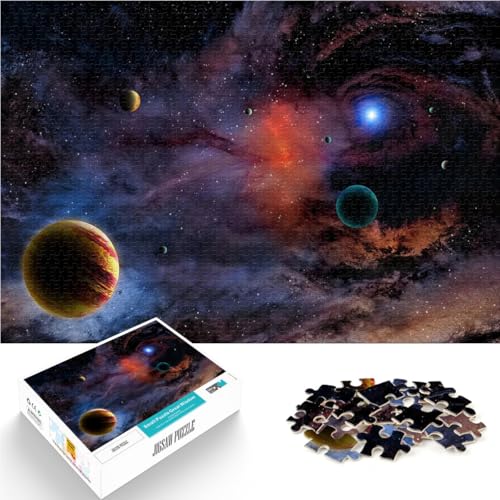 2000-Teile-Puzzle für Erwachsene Weltraumkunstwerk Aus Karton,Geeignet für Kinder ab 14 Jahren Lernspiele, Heimdekorationsspiel. Geburtstagsgeschenke。Größe:70x100cm/27.5x39.3Zoll 2000-Teile-Puzzle für Erwachsene Weltraumkunstwerk Aus Karton,Geeignet für Kinder ab 14 Jahren Lernspiele, Heimdekorationsspiel. Geburtstagsgeschenke。Größe:70x100cm/27.5x39.3Zoll von LKSDCBOT