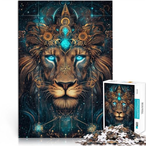 2000-Teile-Puzzles für Erwachsene Majestätischer Löwe Aus Karton,ab 14 Jahren Staycation: Zeit totschlagen Einzigartige Wohndekorationen und Geschenke。Größe:70x100cm/27.5x39.3Zoll 2000-Teile-Puzzles für Erwachsene Majestätischer Löwe Aus Karton,ab 14 Jahren Staycation: Zeit totschlagen Einzigartige Wohndekorationen und Geschenke。Größe:70x100cm/27.5x39.3Zoll von LKSDCBOT
