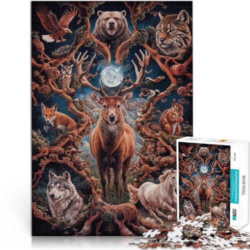 2000 Teile für Geschenke für Erwachsene Waldtiere Aus Karton,für und ab 14 Jahren Für Familienspaß EIN Kunstwerk。Größe:70x100cm/27.5x39.3Zoll 2000 Teile für Geschenke für Erwachsene Waldtiere Aus Karton,für und ab 14 Jahren Für Familienspaß EIN Kunstwerk。Größe:70x100cm/27.5x39.3Zoll von LKSDCBOT