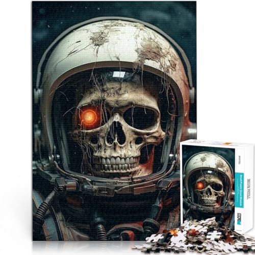 2000-teilige Puzzles für Erwachsene Astronauten-Zombie Aus Karton，für 14+ Lernspiele Heimdekoration Lustiges Geschenk。Größe：70x100cm/27.5x39.3Zoll von LKSDCBOT
