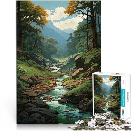 2000-teilige Puzzles für Erwachsene Flusslandschaftskunst Aus Karton,ab 14 Jahren DIY-Lernspiele Wichtelgeschenke。Größe:70x100cm/27.5x39.3Zoll 2000-teilige Puzzles für Erwachsene Flusslandschaftskunst Aus Karton,ab 14 Jahren DIY-Lernspiele Wichtelgeschenke。Größe:70x100cm/27.5x39.3Zoll von LKSDCBOT