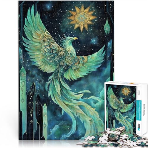 2000-teilige Puzzles für Erwachsene Phönix-Totem Aus Karton，Geeignet für Personen ab 14 Jahren Herausforderndes Spielzeug ganze Familie eignet。Größe：70x100cm von LKSDCBOT