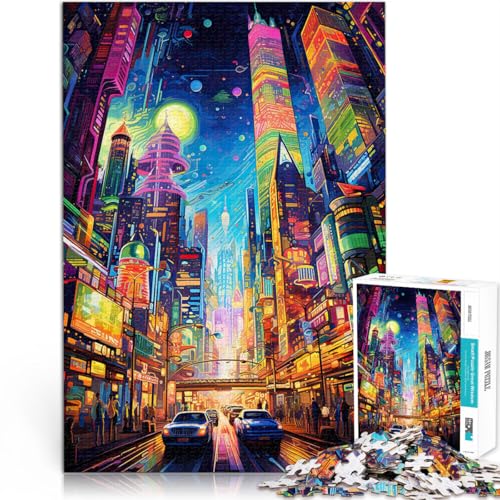 2000-teilige Puzzles für Erwachsene Psychedelisches Stadtkunstwerk Aus Karton,ab 14 Jahren einzigartiges Herausforderungsspiel Lernspiel zum Geburtstag und Weihnachten。Größe:70x100cm/27.5x39.3Zoll 2000-teilige Puzzles für Erwachsene Psychedelisches Stadtkunstwerk Aus Karton,ab 14 Jahren einzigartiges Herausforderungsspiel Lernspiel zum Geburtstag und Weihnachten。Größe:70x100cm/27.5x39.3Zoll von LKSDCBOT