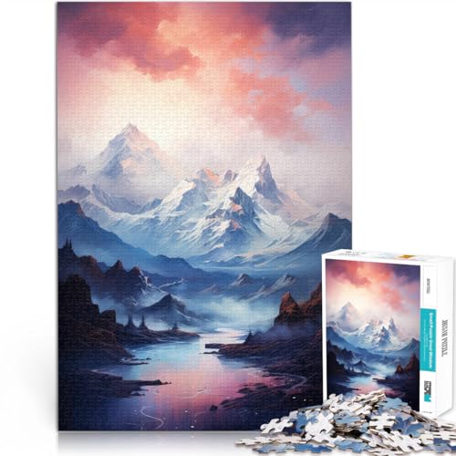 2000-teiliges Puzzle für Erwachsene Berge Kunst Aus Karton,für Kinder ab 14 Jahren Unmögliches Spiel Erwachsene und Jugendliche。Größe:70x100cm/27.5x39.3Zoll 2000-teiliges Puzzle für Erwachsene Berge Kunst Aus Karton,für Kinder ab 14 Jahren Unmögliches Spiel Erwachsene und Jugendliche。Größe:70x100cm/27.5x39.3Zoll von LKSDCBOT