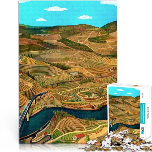 2000-teiliges Puzzle für Erwachsene Douro Aus Karton,ab 14 Jahren Heimdekoration Geschenke zum 。Größe:70x100cm/27.5x39.3Zoll 2000-teiliges Puzzle für Erwachsene Douro Aus Karton,ab 14 Jahren Heimdekoration Geschenke zum 。Größe:70x100cm/27.5x39.3Zoll von LKSDCBOT