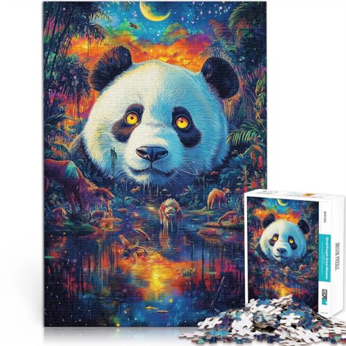 2000-teiliges Puzzle für Erwachsene Fantasievoller bunter Panda Aus Karton,für und ab 14 Jahren Quizspiel Schenkung von Kunstwerken。Größe:70x100cm/27.5x39.3Zoll 2000-teiliges Puzzle für Erwachsene Fantasievoller bunter Panda Aus Karton,für und ab 14 Jahren Quizspiel Schenkung von Kunstwerken。Größe:70x100cm/27.5x39.3Zoll von LKSDCBOT