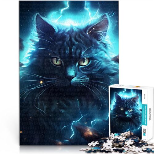 2000-teiliges Puzzle für Erwachsene Katze auf Galaxie Aus Karton,Geeignet für Kinder ab 14 Jahren lustige Spiele für Familien Geschenk - Herausforderndes Spiel。Größe:70x100cm/27.5x39.3Zoll 2000-teiliges Puzzle für Erwachsene Katze auf Galaxie Aus Karton,Geeignet für Kinder ab 14 Jahren lustige Spiele für Familien Geschenk - Herausforderndes Spiel。Größe:70x100cm/27.5x39.3Zoll von LKSDCBOT
