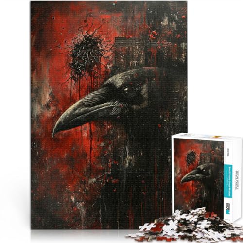 2000-teiliges Puzzle für Erwachsene Krähenkunst Aus Karton，für und ab 14 Jahren Spielzeug-Intellektuelles Spiel Geschenke zum 。Größe：70x100cm/27.5x39.3Zoll von LKSDCBOT