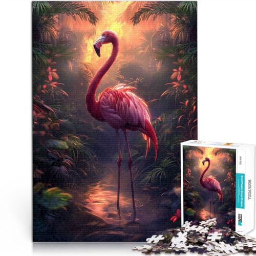 2000-teiliges Puzzle für Erwachsene Tropischer Sonnenuntergangsflamingo Aus Karton,ab 14 Jahren Denksportaufgabe 。Größe:70x100cm/27.5x39.3Zoll 2000-teiliges Puzzle für Erwachsene Tropischer Sonnenuntergangsflamingo Aus Karton,ab 14 Jahren Denksportaufgabe 。Größe:70x100cm/27.5x39.3Zoll von LKSDCBOT