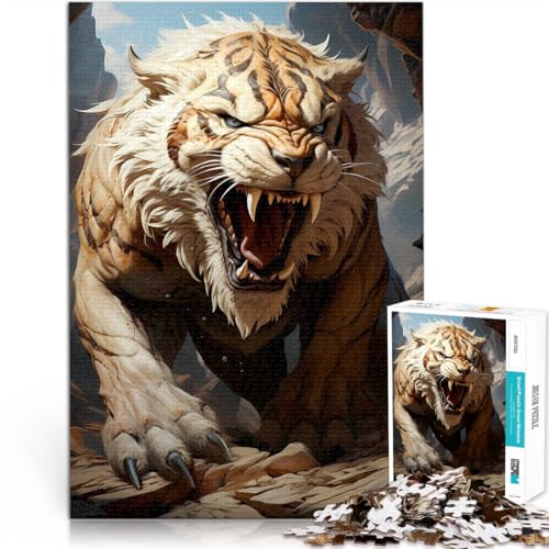 2000-teiliges Puzzle für Erwachsene Wilder Tiger Aus Karton,ab 14 Jahren Perfekte Dekoration tolles Geschenk。Größe:70x100cm/27.5x39.3Zoll 2000-teiliges Puzzle für Erwachsene Wilder Tiger Aus Karton,ab 14 Jahren Perfekte Dekoration tolles Geschenk。Größe:70x100cm/27.5x39.3Zoll von LKSDCBOT