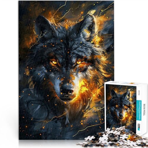 Jigsaw Puzzles for Adults1000 Piece Animal Majestic Wolf for Ages 14 and Over Each Piece is Unique - Fun and challenging Game for The Whole Family It is ideal as a Gift for The Whole Family。 Jigsaw Puzzles for Adults1000 Piece Animal Majestic Wolf for Ages 14 and Over Each Piece is Unique - Fun and challenging Game for The Whole Family It is ideal as a Gift for The Whole Family。 von LKSDCBOT