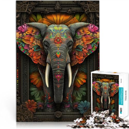 Präzisionsgeschnittenes 1000-teiliges Puzzle Elefantenkunst Aus Karton,ab 14 Jahren Home Dekoration Spiel Spielzeug Wunschliste mit dem Weihnachtsmann。Größe:26x38cm/10.2x14.9Zoll Präzisionsgeschnittenes 1000-teiliges Puzzle Elefantenkunst Aus Karton,ab 14 Jahren Home Dekoration Spiel Spielzeug Wunschliste mit dem Weihnachtsmann。Größe:26x38cm/10.2x14.9Zoll von LKSDCBOT