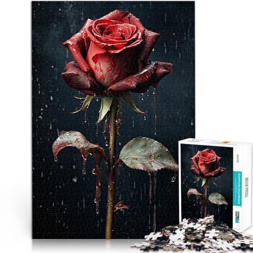 Puzzle 1000 Teile Erwachsene Die verblasste Rose Aus Karton,für Kinder ab 14 Jahren für Lernspiel-Herausforderungsspielzeug Familienspiele Weihnachten Geburtstagsgeschenke。Größe:26x38cm Puzzle 1000 Teile Erwachsene Die verblasste Rose Aus Karton,für Kinder ab 14 Jahren für Lernspiel-Herausforderungsspielzeug Familienspiele Weihnachten Geburtstagsgeschenke。Größe:26x38cm von LKSDCBOT