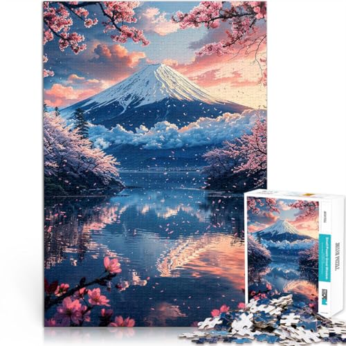 Puzzle 1000 Teile Erwachsene Friedlicher Morgen am Berg Fuji Aus Karton,ab 14 Jahren Lernspiele für Erwachsene und Jugendliche 。Größe:26x38cm/10.2x14.9Zoll Puzzle 1000 Teile Erwachsene Friedlicher Morgen am Berg Fuji Aus Karton,ab 14 Jahren Lernspiele für Erwachsene und Jugendliche 。Größe:26x38cm/10.2x14.9Zoll von LKSDCBOT