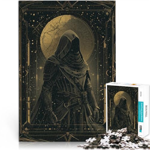 Puzzle 1000 Teile Erwachsene Mondschatten Aus Karton，ab 14 Jahren Entspannende Spiele Geschenk - Herausforderndes Spiel。Größe：26x38cm/10.2x14.9Zoll von LKSDCBOT