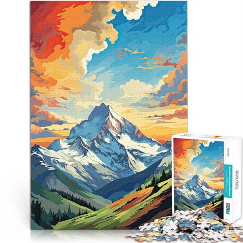 Puzzle 1000 Teile Erwachsene Popart Berge Aus Holz,Geeignet für Kinder ab 14 Jahren Für Familienspaß Verbesserung der Liebe zwischen Paaren。Größe:50x75cm/19.6x29.5Zoll Puzzle 1000 Teile Erwachsene Popart Berge Aus Holz,Geeignet für Kinder ab 14 Jahren Für Familienspaß Verbesserung der Liebe zwischen Paaren。Größe:50x75cm/19.6x29.5Zoll von LKSDCBOT