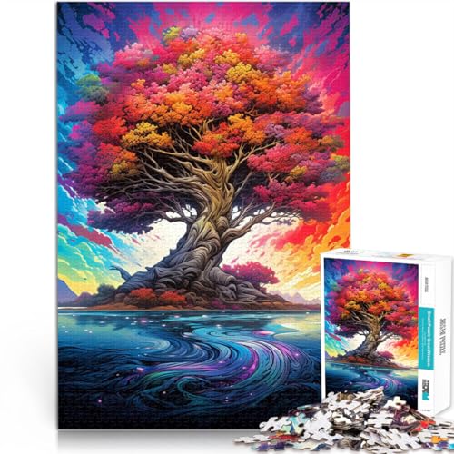 Puzzle 1000 Teile für Erwachsene Bunter großer Baum am See Aus Holz,Geeignet für Personen ab 14 Jahren Startseite Lernspiele DIY Spielzeug Geeignet 。Größe:50x75cm Puzzle 1000 Teile für Erwachsene Bunter großer Baum am See Aus Holz,Geeignet für Personen ab 14 Jahren Startseite Lernspiele DIY Spielzeug Geeignet 。Größe:50x75cm von LKSDCBOT