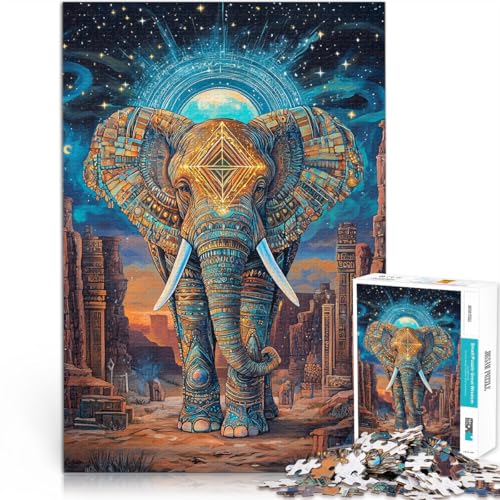 Puzzle 1000 Teile für Erwachsene Elefantentotem Aus Karton,ab 14 Jahren Lernspielzeug Lustiges Geschenk。Größe:26x38cm/10.2x14.9Zoll Puzzle 1000 Teile für Erwachsene Elefantentotem Aus Karton,ab 14 Jahren Lernspielzeug Lustiges Geschenk。Größe:26x38cm/10.2x14.9Zoll von LKSDCBOT