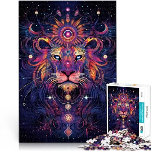 Puzzle 1000 Teile für Erwachsene Heiliger Löwe Aus Holz,ab 14 Jahren Für Paare geeignet Lernen pädagogisches Geschenk。Größe:50x75cm/19.6x29.5Zoll Puzzle 1000 Teile für Erwachsene Heiliger Löwe Aus Holz,ab 14 Jahren Für Paare geeignet Lernen pädagogisches Geschenk。Größe:50x75cm/19.6x29.5Zoll von LKSDCBOT