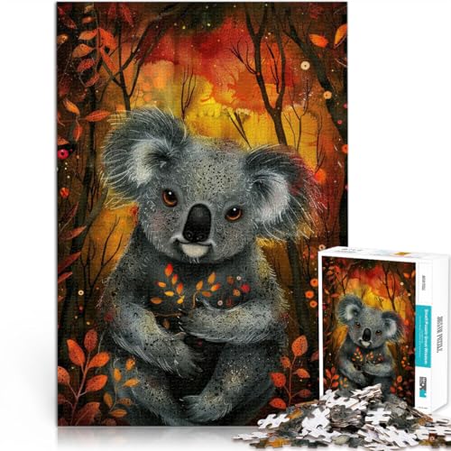 Puzzle 1000 Teile für Erwachsene Herbstkoala Aus Holz,ab 14 Jahren Analyse und Logik Wichtelgeschenke。Größe:50x75cm/19.6x29.5Zoll Puzzle 1000 Teile für Erwachsene Herbstkoala Aus Holz,ab 14 Jahren Analyse und Logik Wichtelgeschenke。Größe:50x75cm/19.6x29.5Zoll von LKSDCBOT