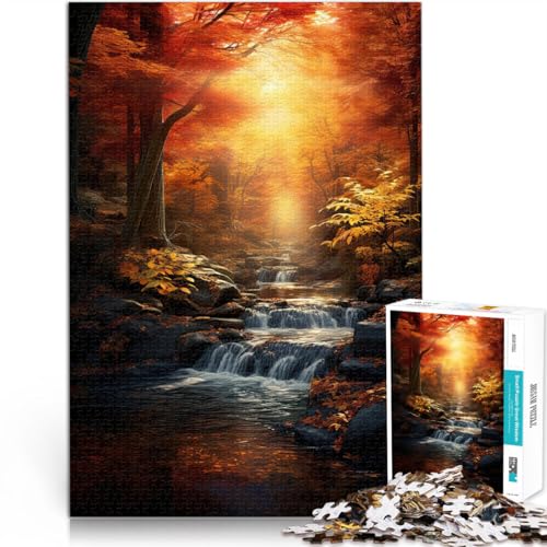 Puzzle 1000 Teile für Erwachsene Herbstlandschaft Aus Holz,ab 14 Jahren Startseite Lernspiele DIY Spielzeug Geschenkideen。Größe:50x75cm/19.6x29.5Zoll Puzzle 1000 Teile für Erwachsene Herbstlandschaft Aus Holz,ab 14 Jahren Startseite Lernspiele DIY Spielzeug Geschenkideen。Größe:50x75cm/19.6x29.5Zoll von LKSDCBOT