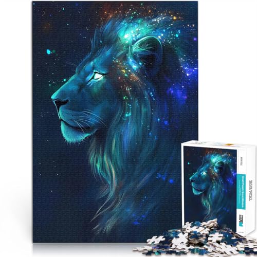 Puzzle 1000 Teile für Erwachsene Neonlöwe Aus Holz,ab 14 Jahren Familienaktivitäten Angebot als Geschenk für die ganze Familie。Größe:50x75cm/19.6x29.5Zoll Puzzle 1000 Teile für Erwachsene Neonlöwe Aus Holz,ab 14 Jahren Familienaktivitäten Angebot als Geschenk für die ganze Familie。Größe:50x75cm/19.6x29.5Zoll von LKSDCBOT