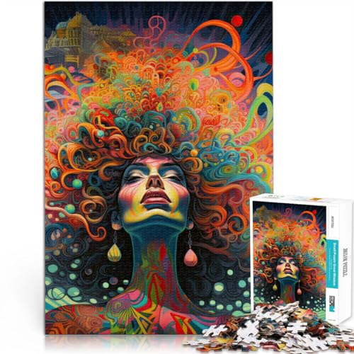 Puzzle 1000 Teile für Erwachsene Psychedelische Kunst Aus Karton,für 14+ Lustige Spiele Spiele Spielzeug Geschenk。Größe:26x38cm/10.2x14.9Zoll Puzzle 1000 Teile für Erwachsene Psychedelische Kunst Aus Karton,für 14+ Lustige Spiele Spiele Spielzeug Geschenk。Größe:26x38cm/10.2x14.9Zoll von LKSDCBOT