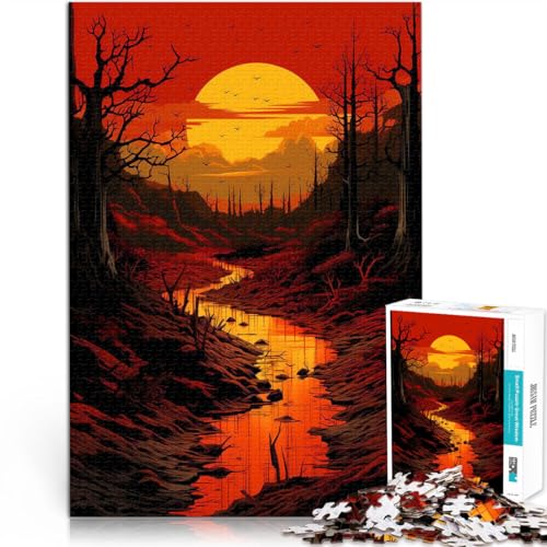 Puzzle 1000 Teile für Erwachsene Purpurner Fluss Aus Karton,für 14+ Intellektuelles Dekompressions-Lernspielzeug Geschenk - Herausforderndes Spiel。Größe:26x38cm/10.2x14.9Zoll Puzzle 1000 Teile für Erwachsene Purpurner Fluss Aus Karton,für 14+ Intellektuelles Dekompressions-Lernspielzeug Geschenk - Herausforderndes Spiel。Größe:26x38cm/10.2x14.9Zoll von LKSDCBOT