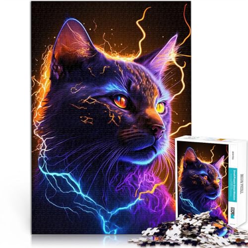 Puzzle 1000 Teile für Erwachsene Sternkatze Aus Karton,ab 14 Jahren Lernspiel für Familien Geschenkideen。Größe:38x52cm/14.9x20.4Zoll Puzzle 1000 Teile für Erwachsene Sternkatze Aus Karton,ab 14 Jahren Lernspiel für Familien Geschenkideen。Größe:38x52cm/14.9x20.4Zoll von LKSDCBOT