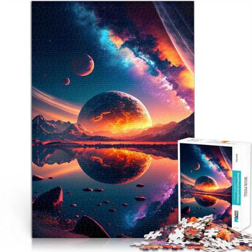 Puzzle 1000 Teile für Erwachsene Weltraum-Fantasielandschaft Aus Holz,Geeignet für Kinder ab 14 Jahren Lernspiel Spiele Spielzeug Geschenk。Größe:50x75cm/19.6x29.5Zoll Puzzle 1000 Teile für Erwachsene Weltraum-Fantasielandschaft Aus Holz,Geeignet für Kinder ab 14 Jahren Lernspiel Spiele Spielzeug Geschenk。Größe:50x75cm/19.6x29.5Zoll von LKSDCBOT