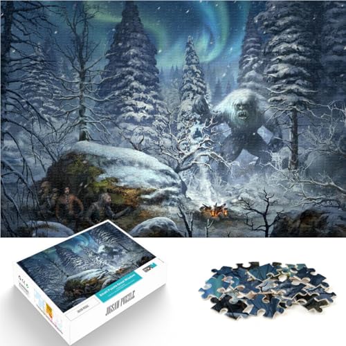 Puzzle 1000 Teile für Erwachsene Yetis Verfolgung Aus Karton,Geeignet für Kinder ab 14 Jahren Analyse und Logik Schwierige Harte Geschenke für Frauen Männer。Größe:38x52cm/14.9x20.4Zoll Puzzle 1000 Teile für Erwachsene Yetis Verfolgung Aus Karton,Geeignet für Kinder ab 14 Jahren Analyse und Logik Schwierige Harte Geschenke für Frauen Männer。Größe:38x52cm/14.9x20.4Zoll von LKSDCBOT
