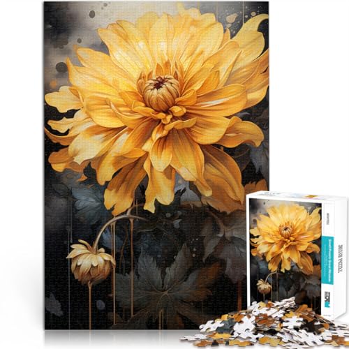 Puzzle 1000 Teile für Erwachsene schöne Chrysantheme Aus Karton,ab 14 Jahren Wohndeko Geschenk - Herausforderndes Spiel。Größe:26x38cm/10.2x14.9Zoll Puzzle 1000 Teile für Erwachsene schöne Chrysantheme Aus Karton,ab 14 Jahren Wohndeko Geschenk - Herausforderndes Spiel。Größe:26x38cm/10.2x14.9Zoll von LKSDCBOT
