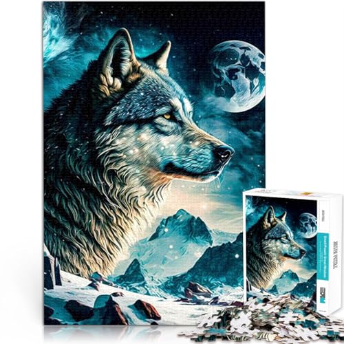 Puzzle 1000 Teile für Erwachsene und Jugendliche Fantasy Wolf Aus Karton,für 14+ Lernspiele Heimdekoration Spiele Spielzeug Geschenk。Größe:26x38cm/10.2x14.9Zoll Puzzle 1000 Teile für Erwachsene und Jugendliche Fantasy Wolf Aus Karton,für 14+ Lernspiele Heimdekoration Spiele Spielzeug Geschenk。Größe:26x38cm/10.2x14.9Zoll von LKSDCBOT