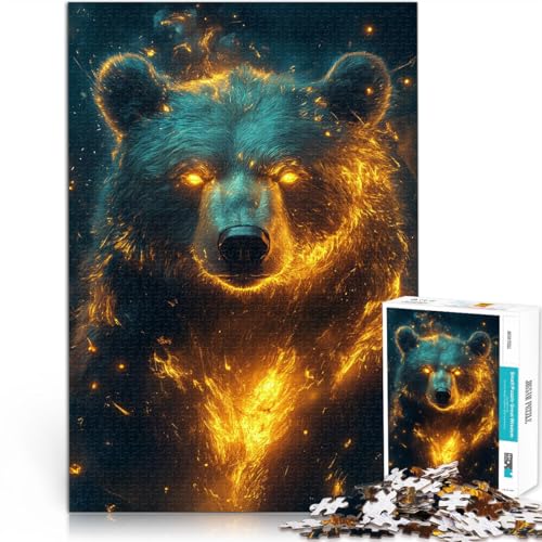 Puzzle 2000 Teile Erwachsene Feuriger Eisbär Aus Karton,ab 14 Jahren Spielzeug Weihnachts- und Geburtstagsgeschenke。Größe:70x100cm/27.5x39.3Zoll Puzzle 2000 Teile Erwachsene Feuriger Eisbär Aus Karton,ab 14 Jahren Spielzeug Weihnachts- und Geburtstagsgeschenke。Größe:70x100cm/27.5x39.3Zoll von LKSDCBOT