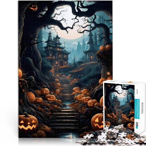 Puzzle 2000 Teile Erwachsene Kürbispfad Aus Karton，für 14+ Spiel Wanddekoration Tolles Geschenk。Größe：70x100cm/27.5x39.3Zoll von LKSDCBOT