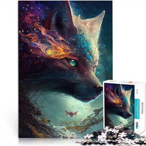 Puzzle 2000 Teile Erwachsene Wolf Liebenswert Aus Karton,für Kinder ab 14 Jahren Quizspiel Erwachsene und Jugendliche。Größe:70x100cm/27.5x39.3Zoll Puzzle 2000 Teile Erwachsene Wolf Liebenswert Aus Karton,für Kinder ab 14 Jahren Quizspiel Erwachsene und Jugendliche。Größe:70x100cm/27.5x39.3Zoll von LKSDCBOT