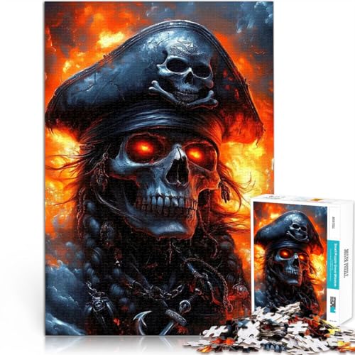 Puzzle 2000 Teile für Erwachsene Feuriger Piratenschädel Aus Karton,für und ab 14 Jahren Lernspiele Geschenk zum Geburtstag。Größe:70x100cm/27.5x39.3Zoll Puzzle 2000 Teile für Erwachsene Feuriger Piratenschädel Aus Karton,für und ab 14 Jahren Lernspiele Geschenk zum Geburtstag。Größe:70x100cm/27.5x39.3Zoll von LKSDCBOT