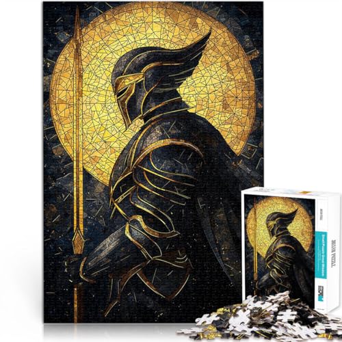 Puzzle 2000 Teile für Erwachsene Goldener Ritter Buntglas Aus Karton,Geeignet für Kinder ab 14 Jahren Perfekte Dekoration Geschenk zum Geburtstag。Größe:70x100cm/27.5x39.3Zoll Puzzle 2000 Teile für Erwachsene Goldener Ritter Buntglas Aus Karton,Geeignet für Kinder ab 14 Jahren Perfekte Dekoration Geschenk zum Geburtstag。Größe:70x100cm/27.5x39.3Zoll von LKSDCBOT